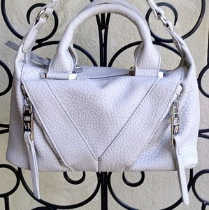 VEGAN Xbody/handbag in dove grey. Perfect condition, inside and out.